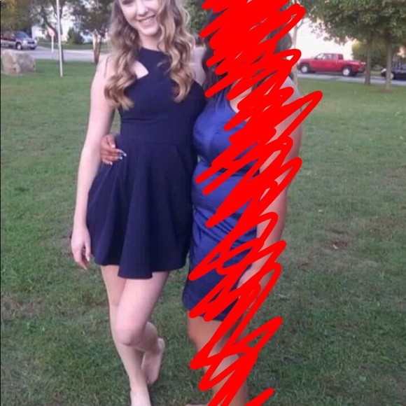 Windsor Navy Blue Homecoming Dress - Picture 2 of 3